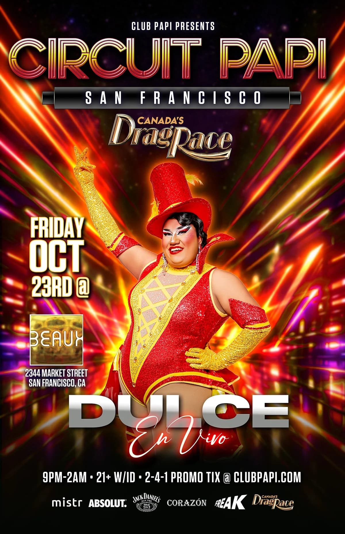 Circuit Papi w/ DJ Verenzuela & RuPaul's Drag Race Canada Star Dulce (Latin Night)