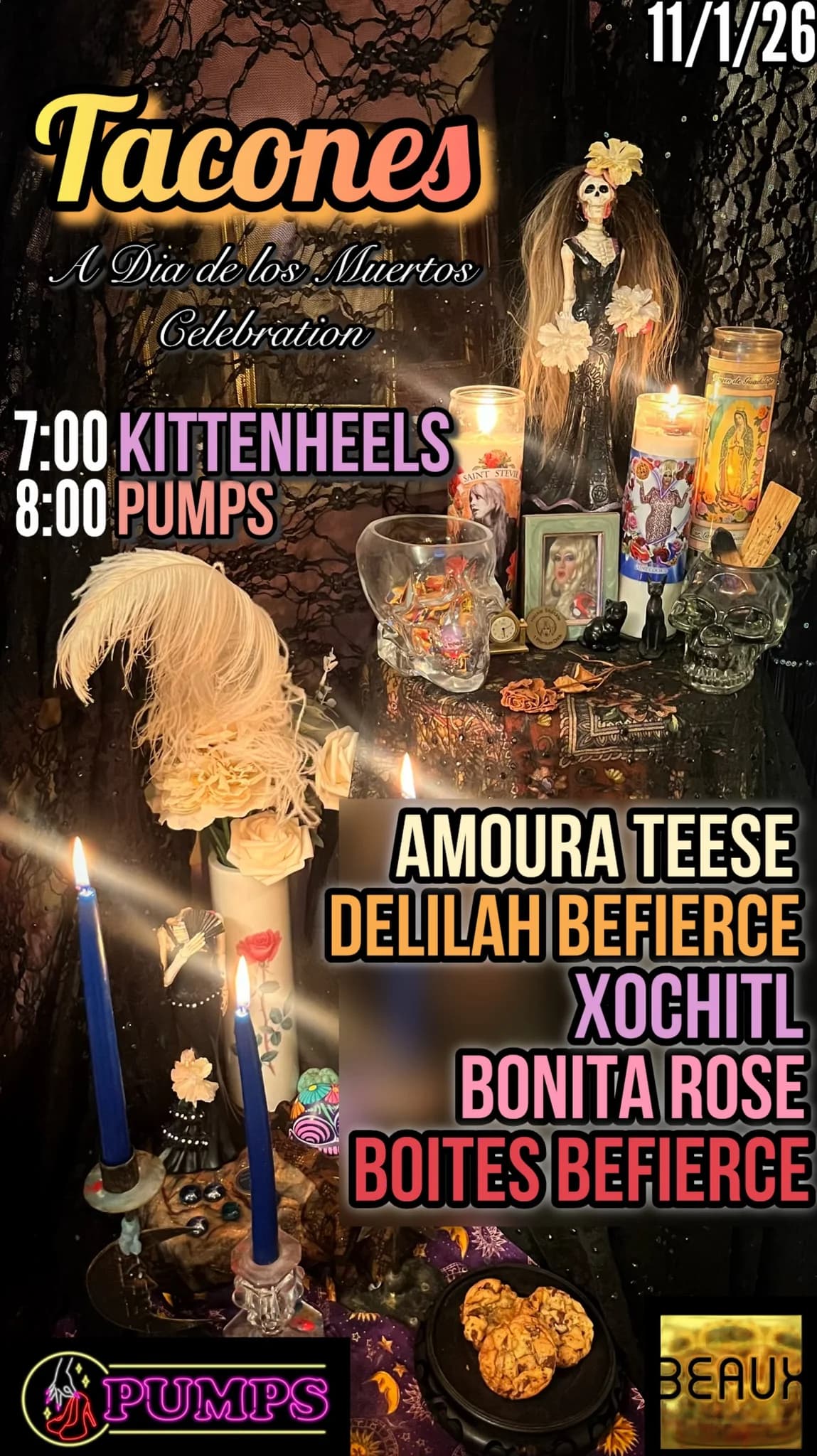Pumps Sundays: Tacones: a Dia De Los Muertos Celebration