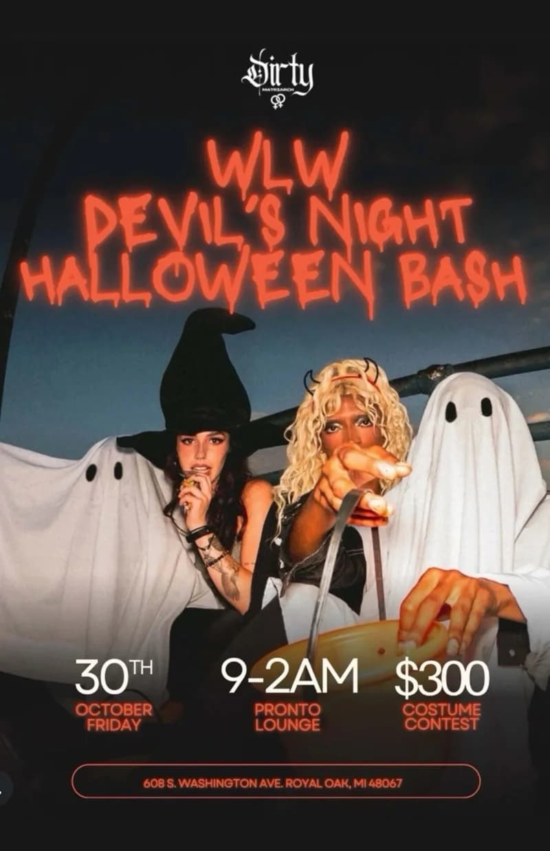 Dirty Matriarch Wlw Devil's Night Halloween Bash