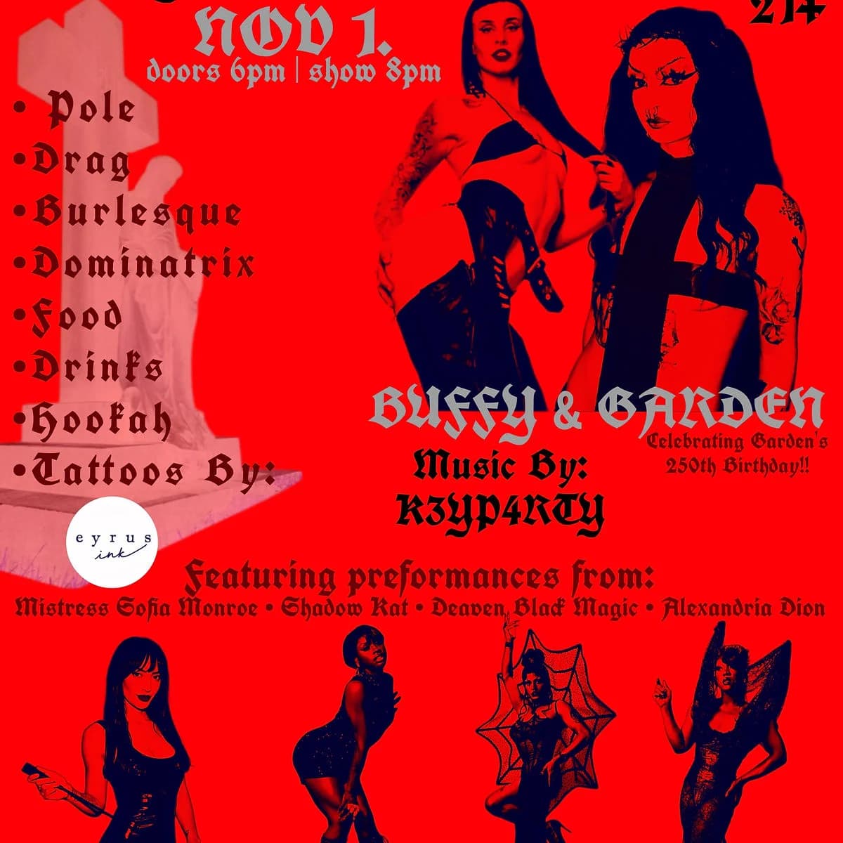 Crypt Keepers Hosted by Buffy & Garden