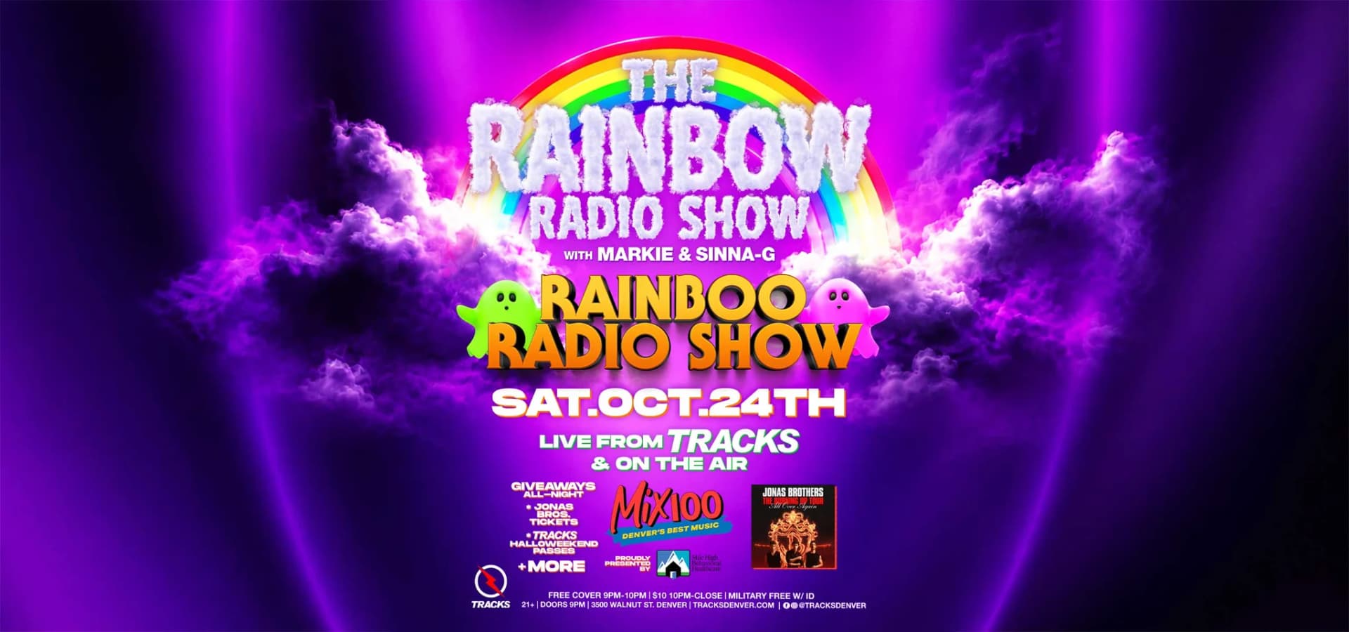 Rainbow Radio Show: Mix100 Live from