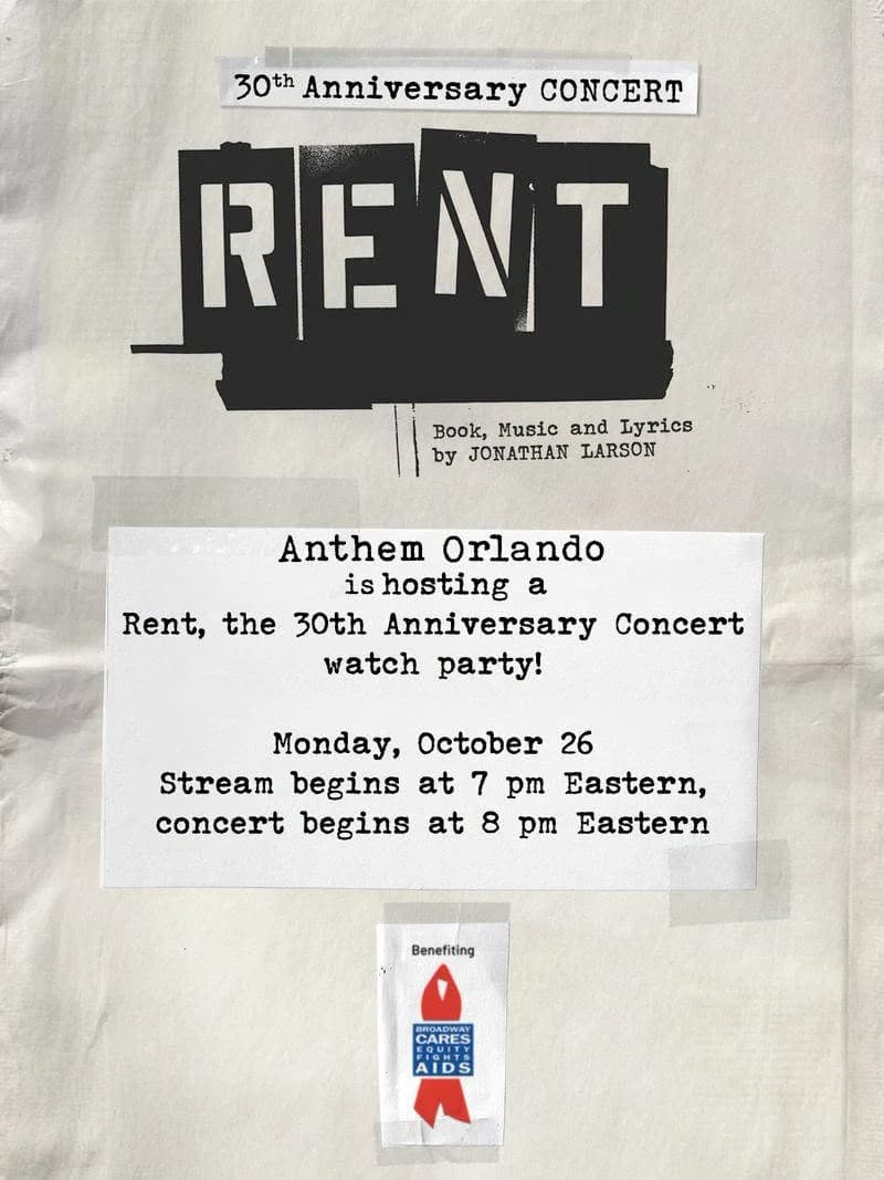 RENT 30th Anniversary Concert Watch Party
