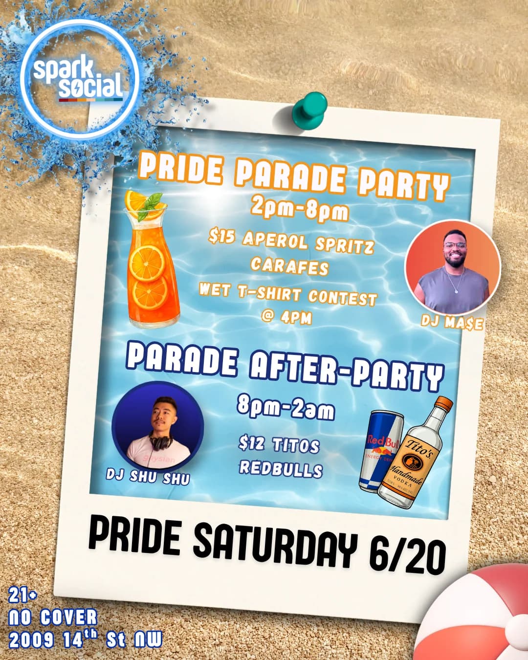 Pride Parade Party at Spark Social