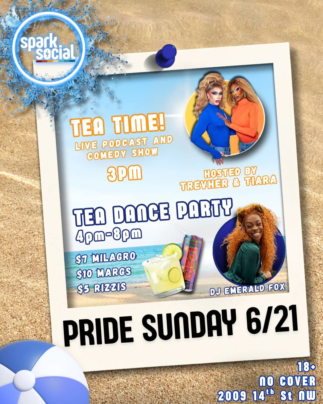 Tea Time! Pride Sunday at Spark Social