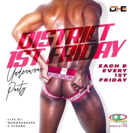 District 1st Friday Underwear Party