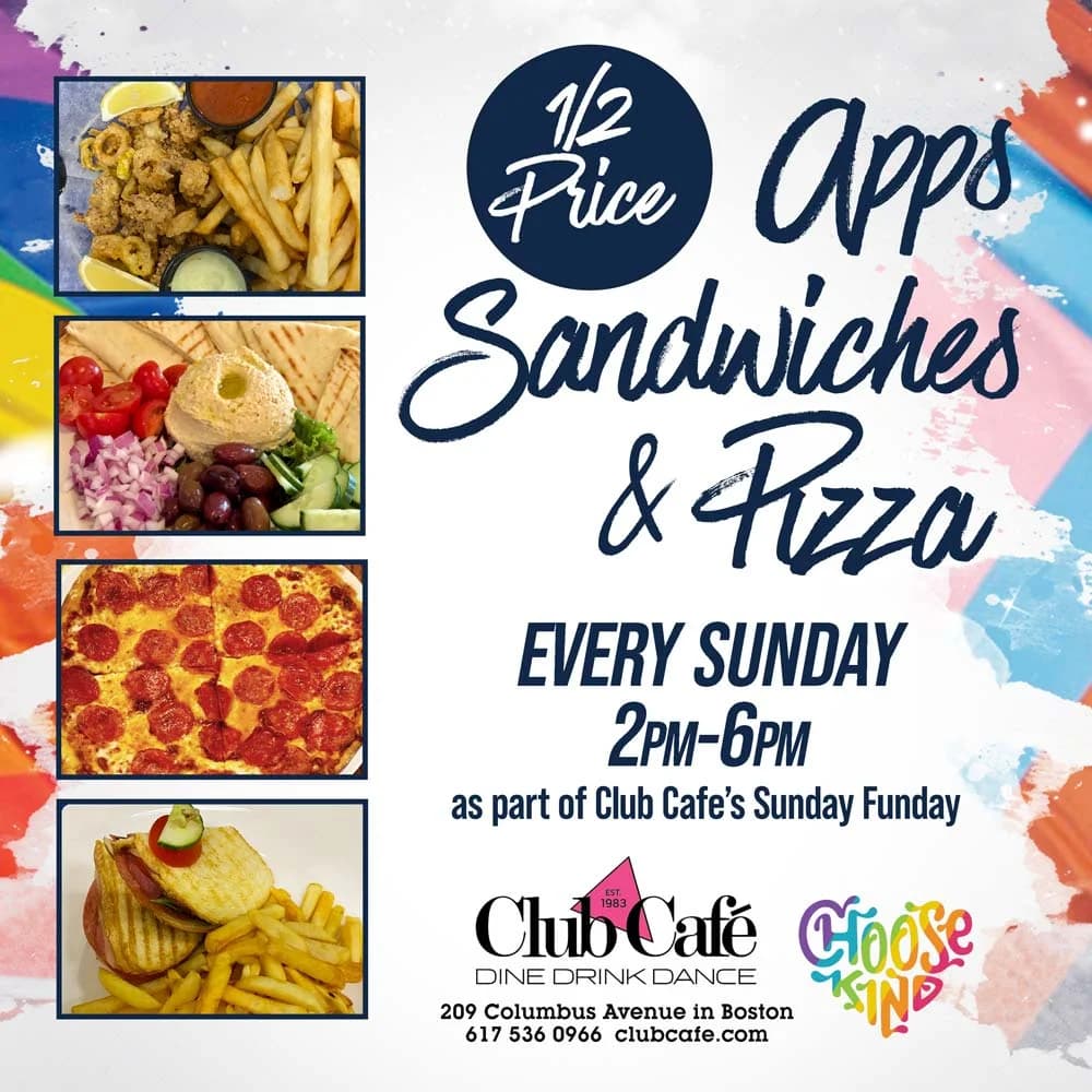 Half Price Apps Sandwiches & Pizza