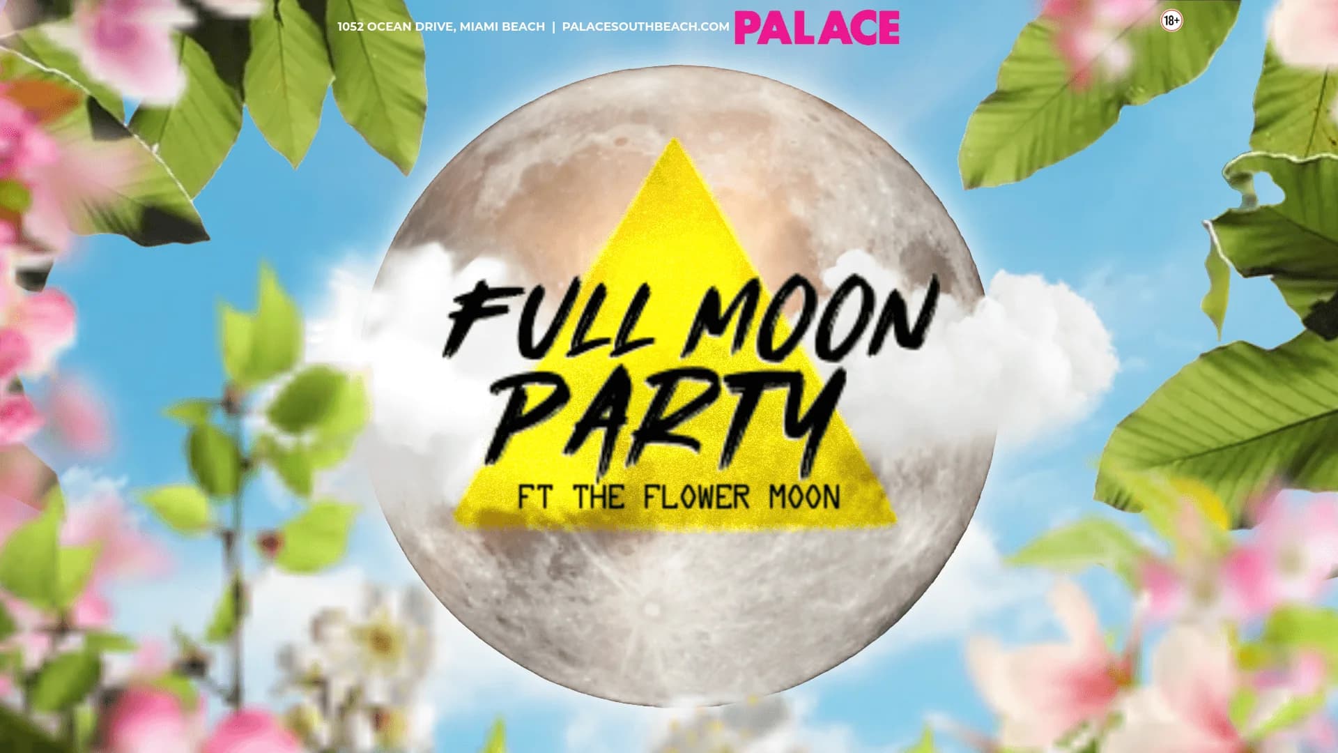 Flower Moon Full Moon Party