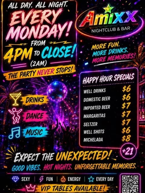 Monday All Day All Night