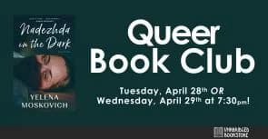 Queer Book Club: "Nadezhda in the Dark" by Yelena Moskovich