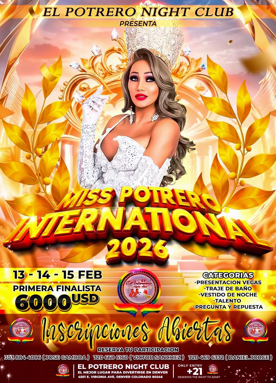 Miss Potrero International 2026